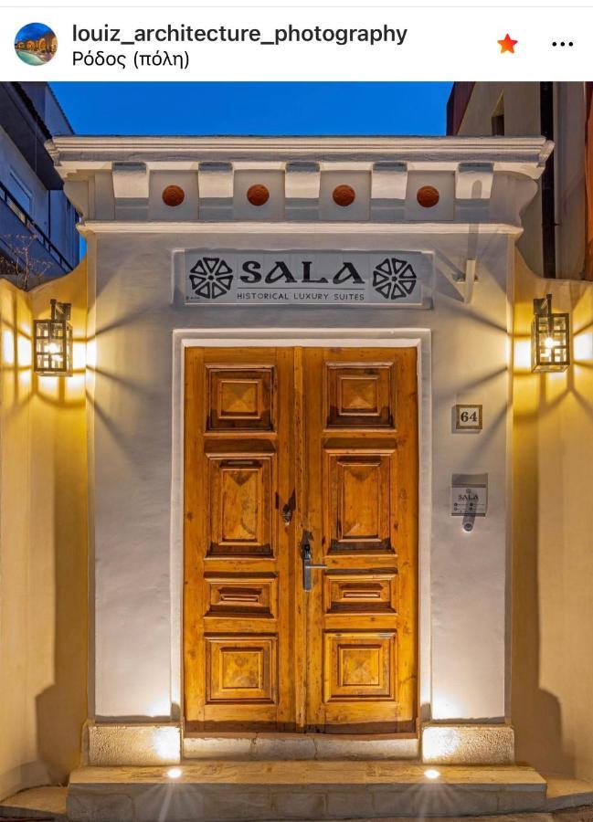 Sala Historical Luxury Suites Rhodes City Exterior photo